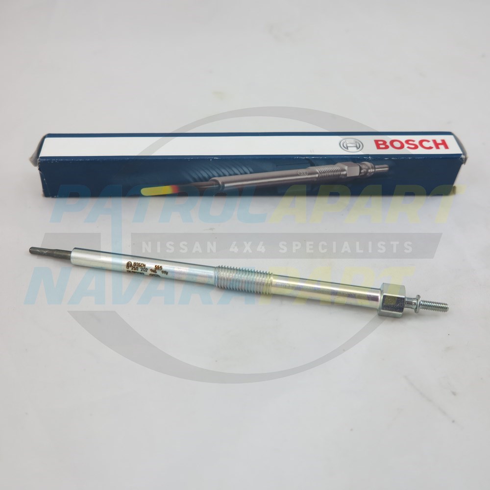 BOSCH Glow Plug suits Nissan Navara D22 D40 Spanish THAI MNT VSK YD25 2.5L