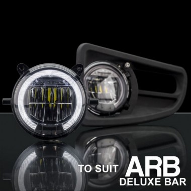 STEDI LED Fog light with Daytime Running Lamp Upgrade for ARB Deluxe Bullbar
