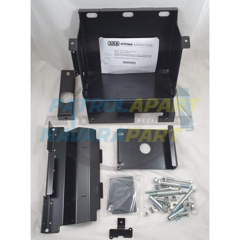 ARB Dual Battery Tray under Chassis for Nissan Navara D23 NP300
