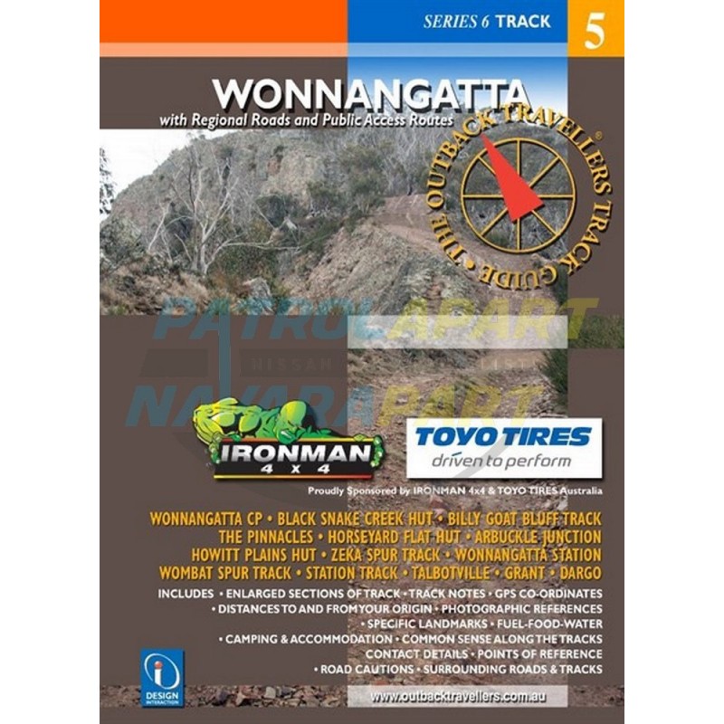 Wonnangatta Outback Travellers Track Guide Map Book