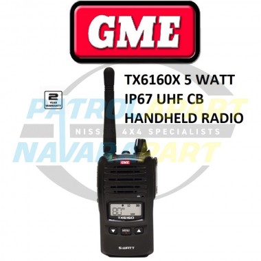 GME TX6160X 80 Channel IP67 5W Handheld UHF CB Radio
