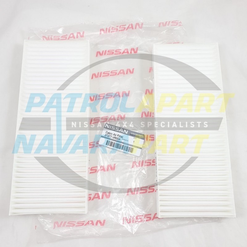 Genuine Nissan Navara D40 Spanish VSK YD25 Cabin Pollen Air Filter (PAIR)