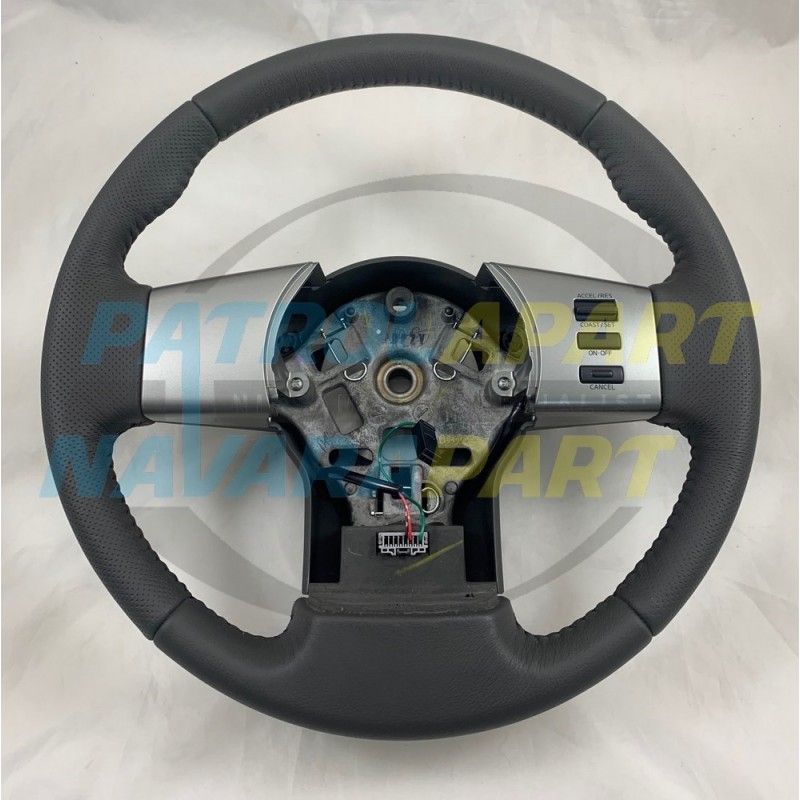 Genuine Nissan Navara D40 Thai MNT Leather Steering Wheel