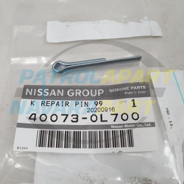 Genuine Nissan Navara D23 NP300 Front Wheel Bearing Split Pin