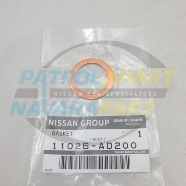 Genuine Nissan Navara D22 D40 R51 YD25 Sump Turbo Drain Washer Gasket