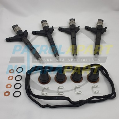 Denso Injector Set For Nissan Navara D40 R51 YD25 with Fitting Kit