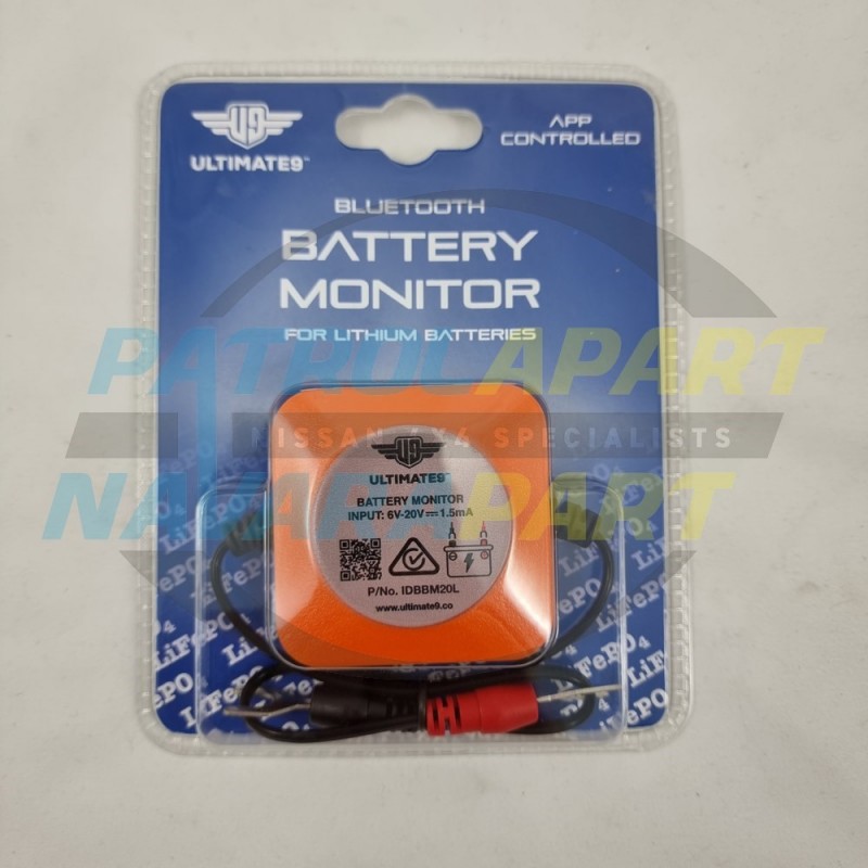 Ultimate9 IDRIVE Australia Bluetooth 12V LITHIUM Battery Monitor Alarm