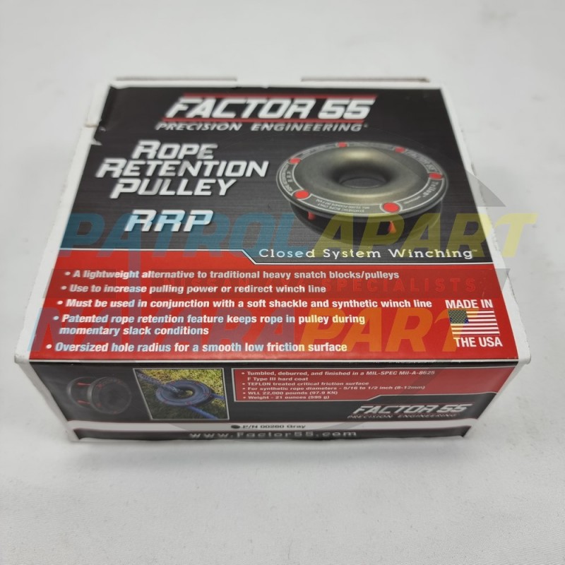 Factor 55 4x4 4wd Recovery Ring for Winching with Rope MADE IN USA