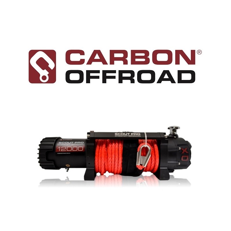 CARBON SCOUT PRO 12.0 EXTREME DUTY 12000LB FAST ELECTRIC WINCH