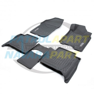 TruFit 3D Rubber Floor Mats MAXTRAC for Nissan Navara D23 NP300 Dual Cab S3-5