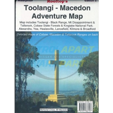 Rooftop Map Toolangi Macedon Adventure