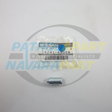Genuine Nissan Navara Spanish D40 VQ40 Oil Pressure Relief Valve