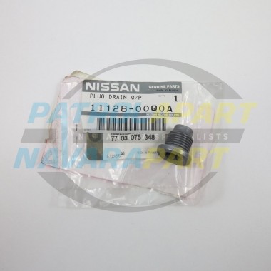 Genuine Nissan Navara Spanish D40 V9X Oil Pan Drain Sump Plug R51