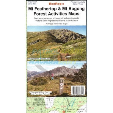 Mt Feathertop / Mt Hotham Forest Activities Map - Rooftop Edition 3