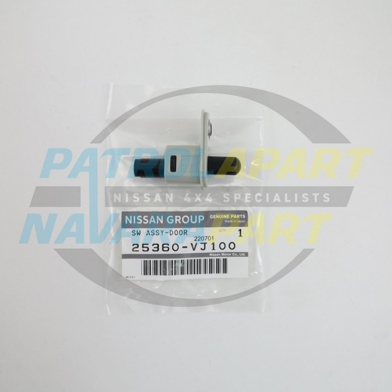 Genuine Nissan Navara D22 Door Switch Sensor Black 1 Pin without Rubber