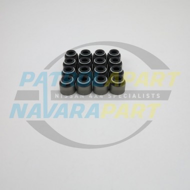 Valve Stem Seals Set of 16 for Nissan Navara D40 D22 R51 YD25 Engine