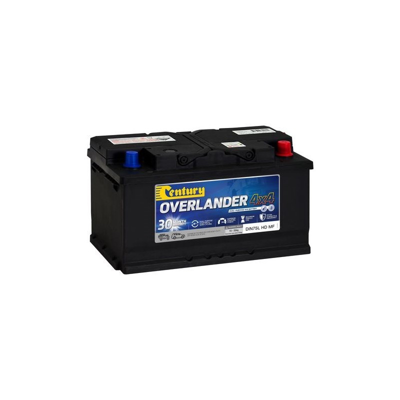 Century Overlander 4x4 Battery for Nissan Navara NP300 Main 650CCA & 85AH