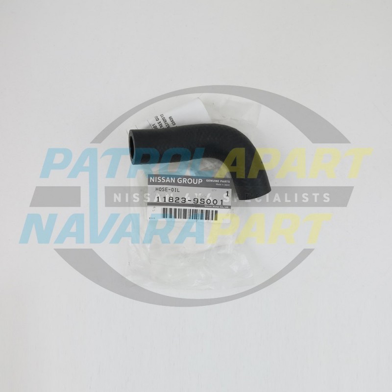 Genuine Nissan Navara D22 ZD30 Rubber Drain Hose At Back Of Cylinder Head