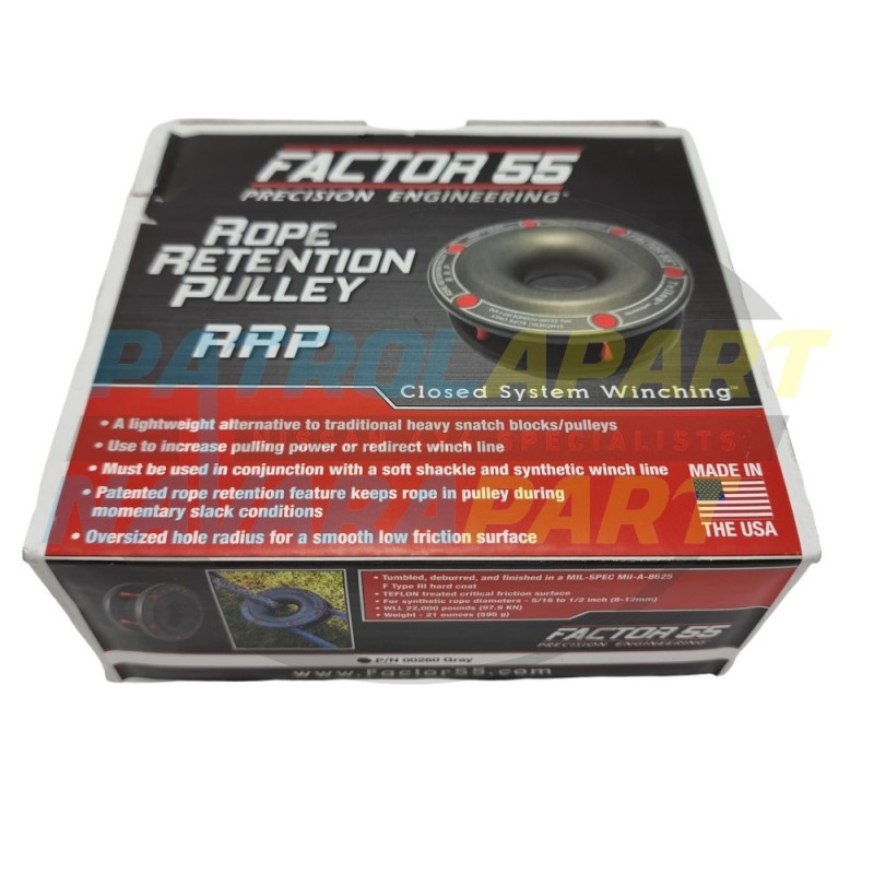 Factor 55 4x4 4wd Recovery Ring for Winching with Rope MADE IN USA