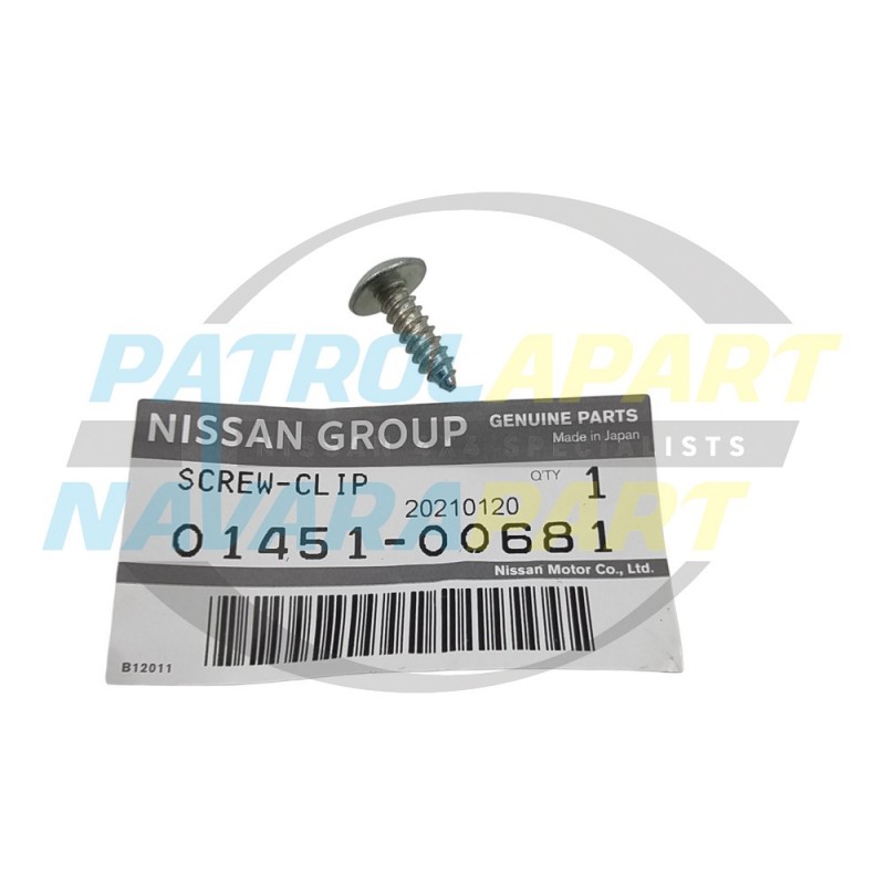 Genuine Nissan Navara D22 D40 R51 D23 NP300 Screw for Dash Cluster Console and Many Other Items