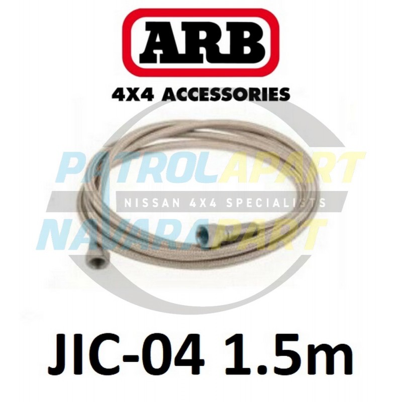 ARB Stainless Braided Air Hose 1.5m 1/4