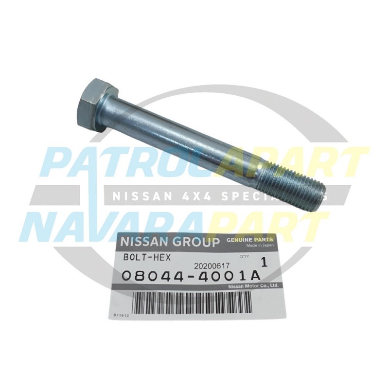 Genuine Nissan Navara D22 MNT JN1 Front Lower Control Arm Bolt to Chassis