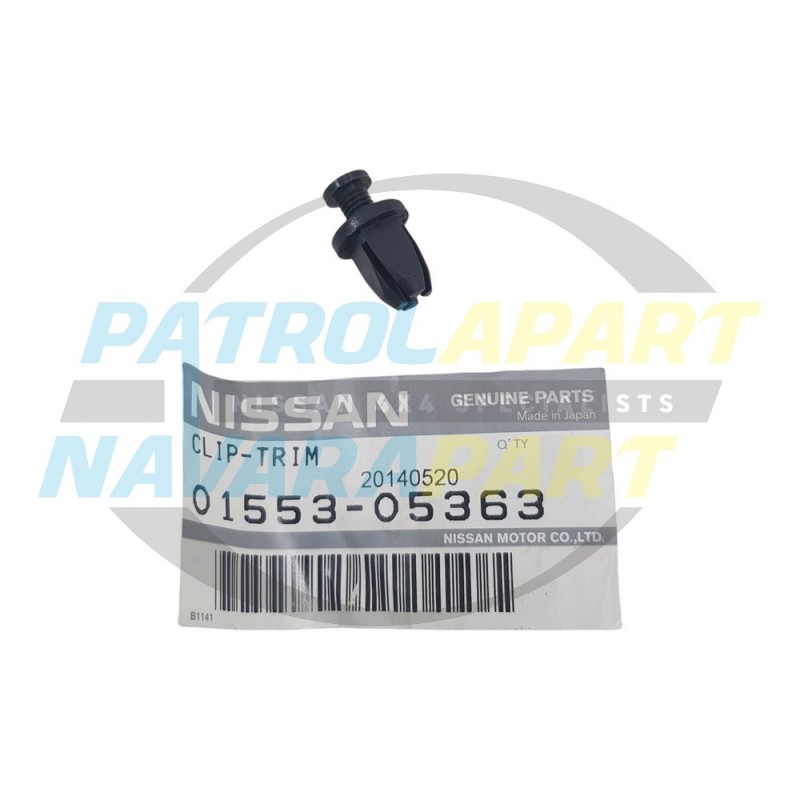 Nissan Navara D22 Door Step Mould Clip - Black