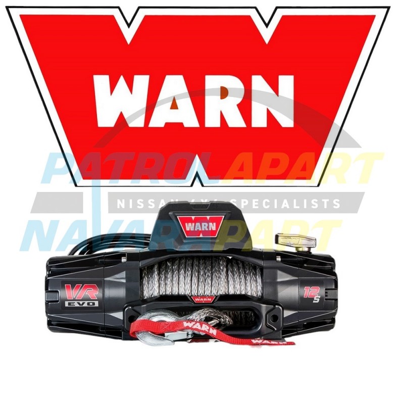 Warn VR EVO 12-S Winch 27m x 9.5mm Synthetic Rope IP68 2in1 Remote