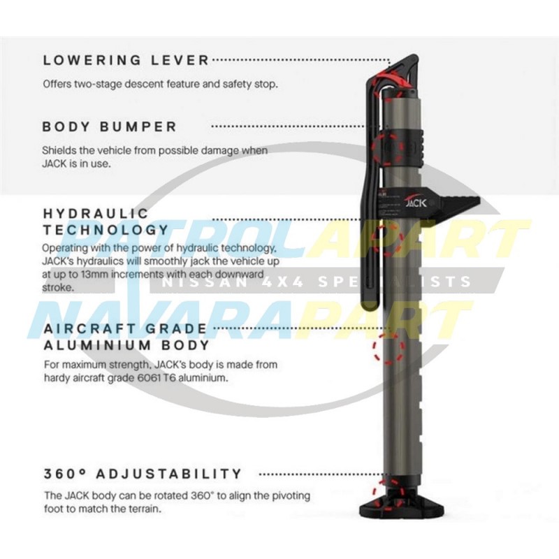 ARB Hydraulic Aluminium Hi Stength Hi Lift Jack 48