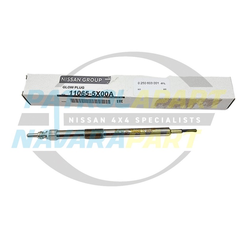 Genuine Nissan Navara D40 Spanish VSK YD25 2.5L Glow Plug After 2010