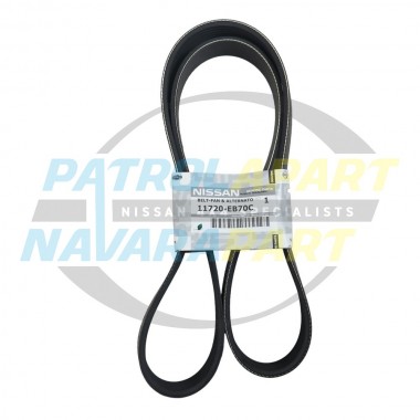Genuine Nissan Serpentine Belt - Nissan Navara D40 YD25 Pre 2010