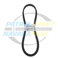 Genuine Nissan Navara D22 YD25 Alternator Belt Pair
