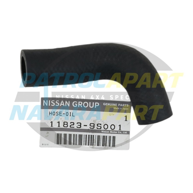 Genuine Nissan Navara D22 ZD30 Rubber Drain Hose At Back Of Cylinder Head