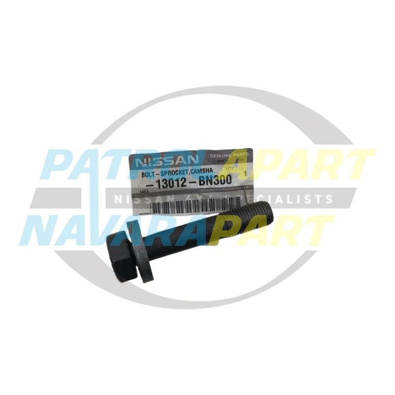 Genuine Nissan Navara Spanish D40 YD25 Camshaft Sprocket Bolt