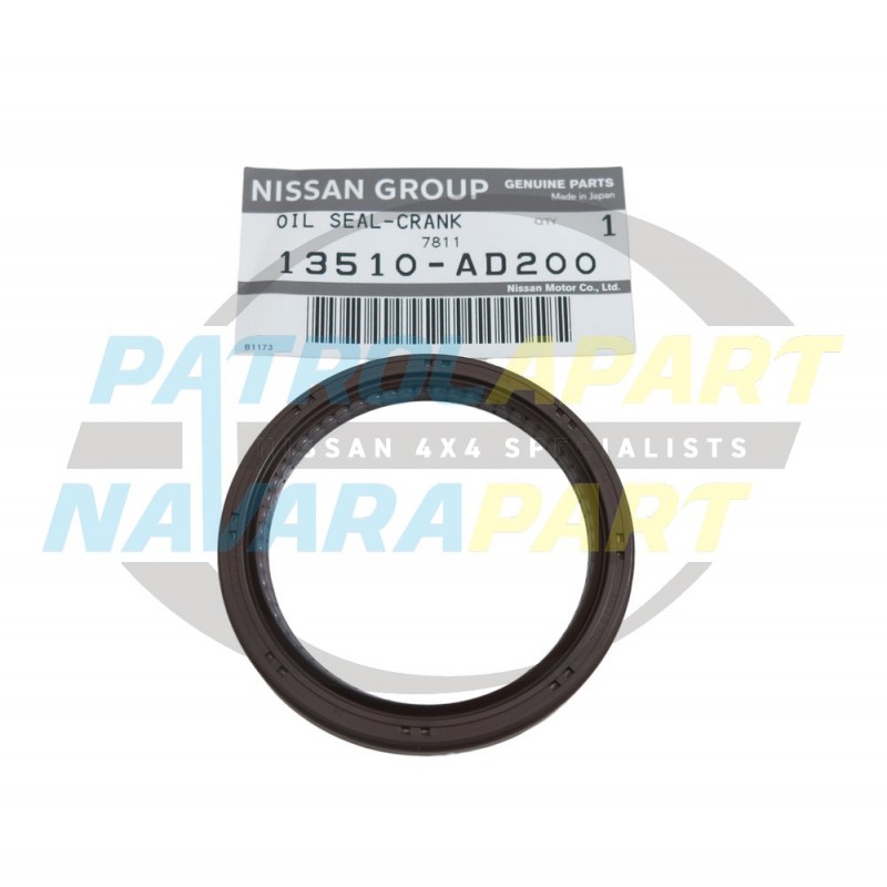 Genuine Nissan Harmonic Seal - Nissan Navara Early D22 & D40 Spanish (VSK) YD25, Pathfinder R51