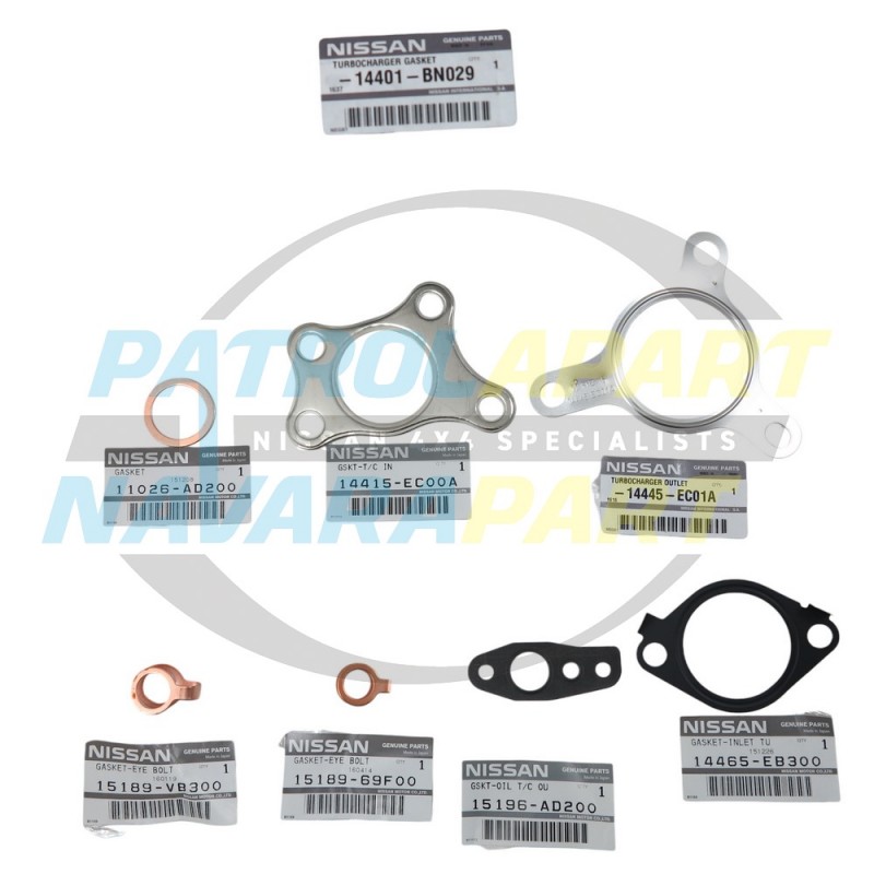Genuine Nissan Navara D40 YD25 Spanish Turbo Gasket Kit R51