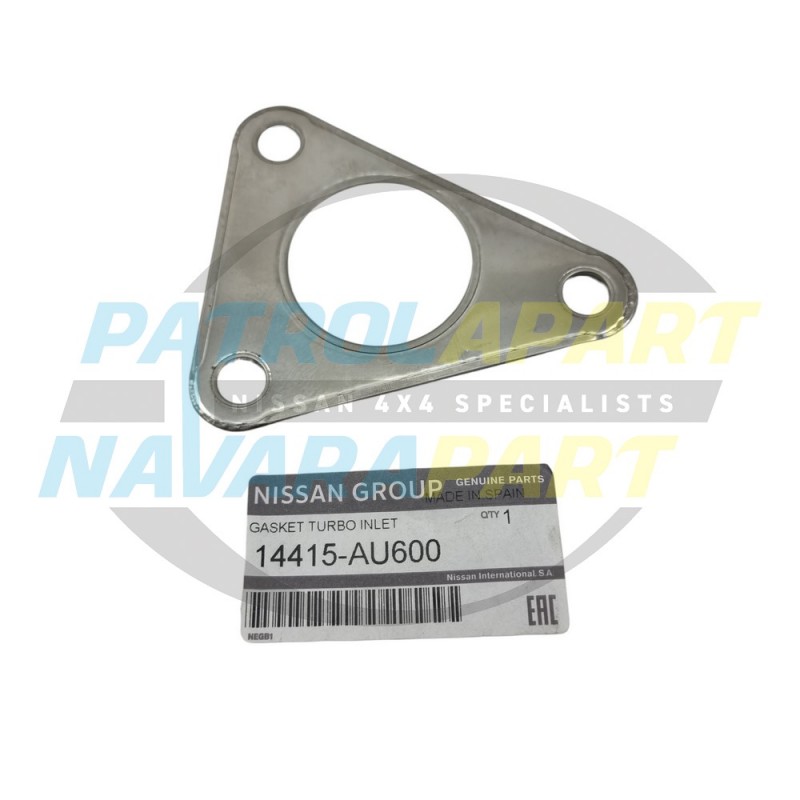 Genuine Nissan D40 Navara YD25 Turbo to Manifold 3 Bolt Gasket 2005-2006 R51