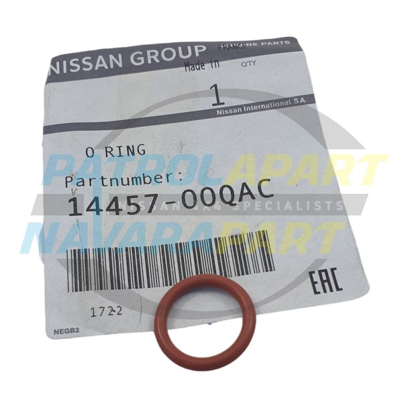 Genuine Nissan Navara D40 R51 V9X Turbo Oil Drain Pipe Oring