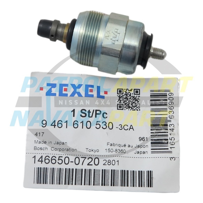 Zexel Injector Pump Stop Solenoid suits Nissan Navara D22 TD27