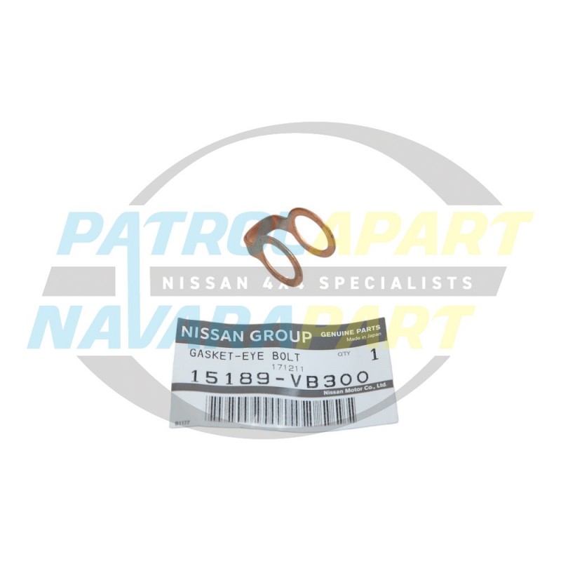 Genuine Nissan Navara D22 D40 R51 YD25 Turbo Water Line Eye Gasket