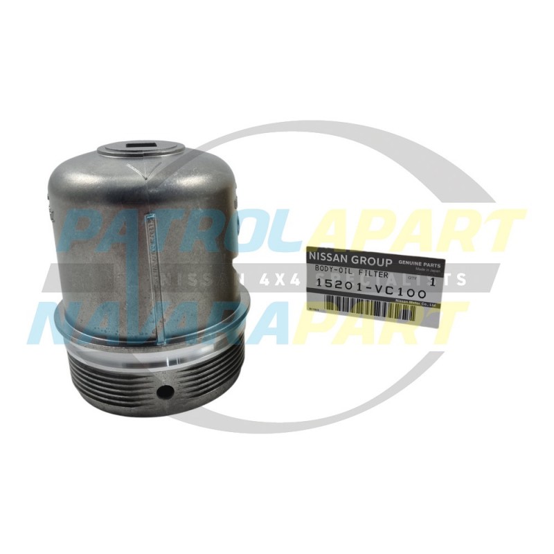 Genuine Nissan Navara D22 ZD30 Oil Filter Housing with Spigot