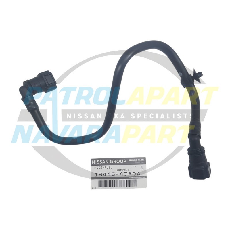 Genuine Nissan Navara D23 NP300 Plasic Fuel Hose Filter to Head