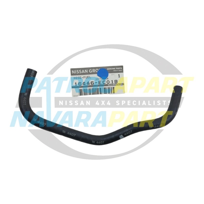 Genuine Nissan Navara Spanish D40 R51 YD25 Fuel Gallery Hose