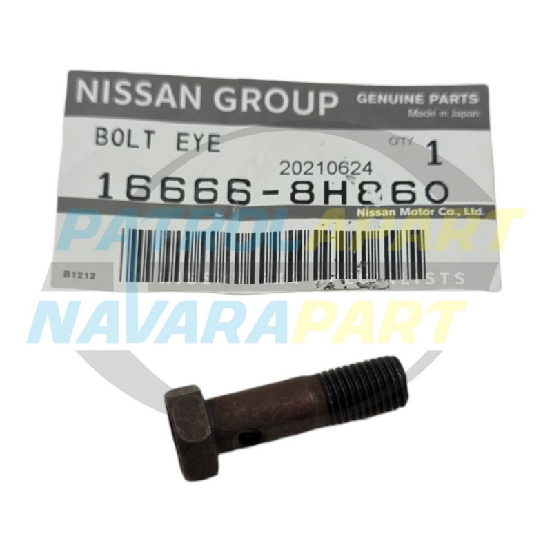 Genuine Nissan Navara D22 D40 YD25 Bleed Off Line Banjo Bolt R51