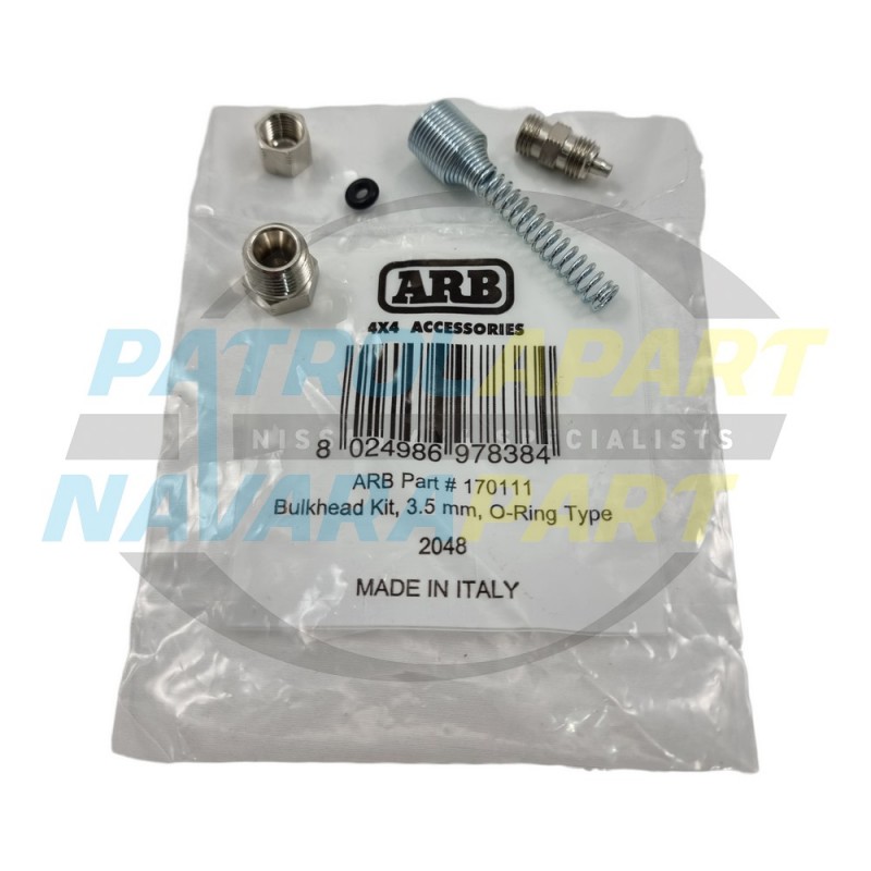 ARB Airlocker Diff Lock Bulkhead fitting Kit 3.5mm O-Ring Type