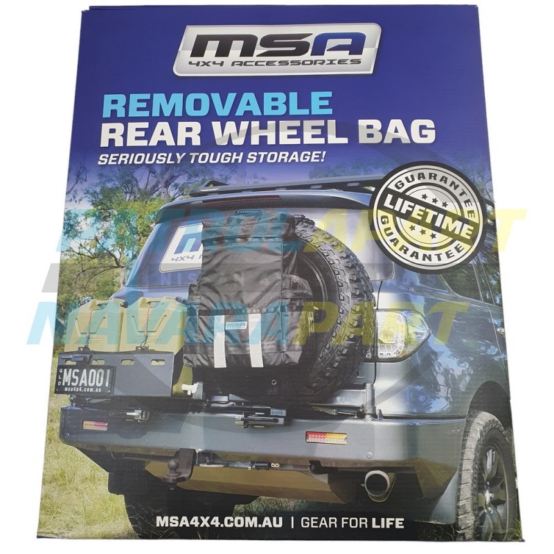 MSA Rear Wheel Bag for recovery gear or rubbish *NEW MODEL*