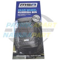 Rear Wheel Rubbish Bin NEW MODEL - suits Nissan Patrol GQ GU Y62 Toyota