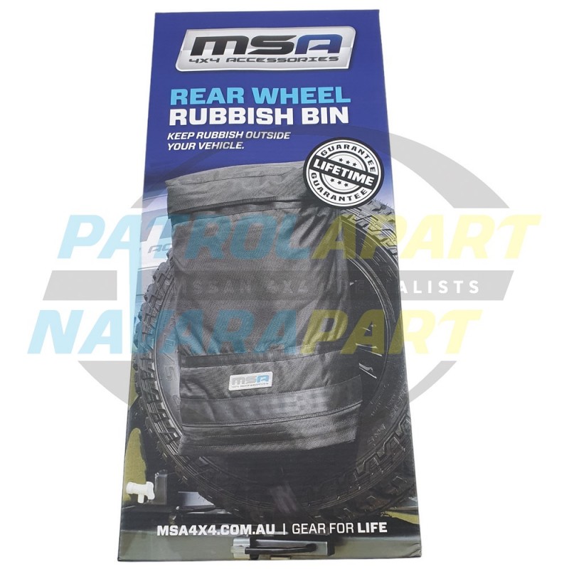 MSA Rear Wheel Rubbish Bin Bag *NEW MODEL*