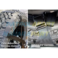 Rear Wheel Rubbish Bin NEW MODEL - suits Nissan Patrol GQ GU Y62 Toyota