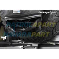 Rear Wheel Rubbish Bin NEW MODEL - suits Nissan Patrol GQ GU Y62 Toyota